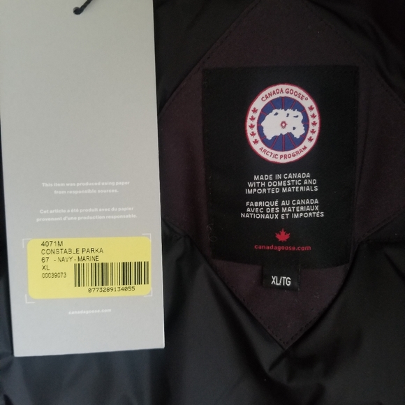 Canada Goose Constable Parka Men's X-Large - Picture 8 of 11